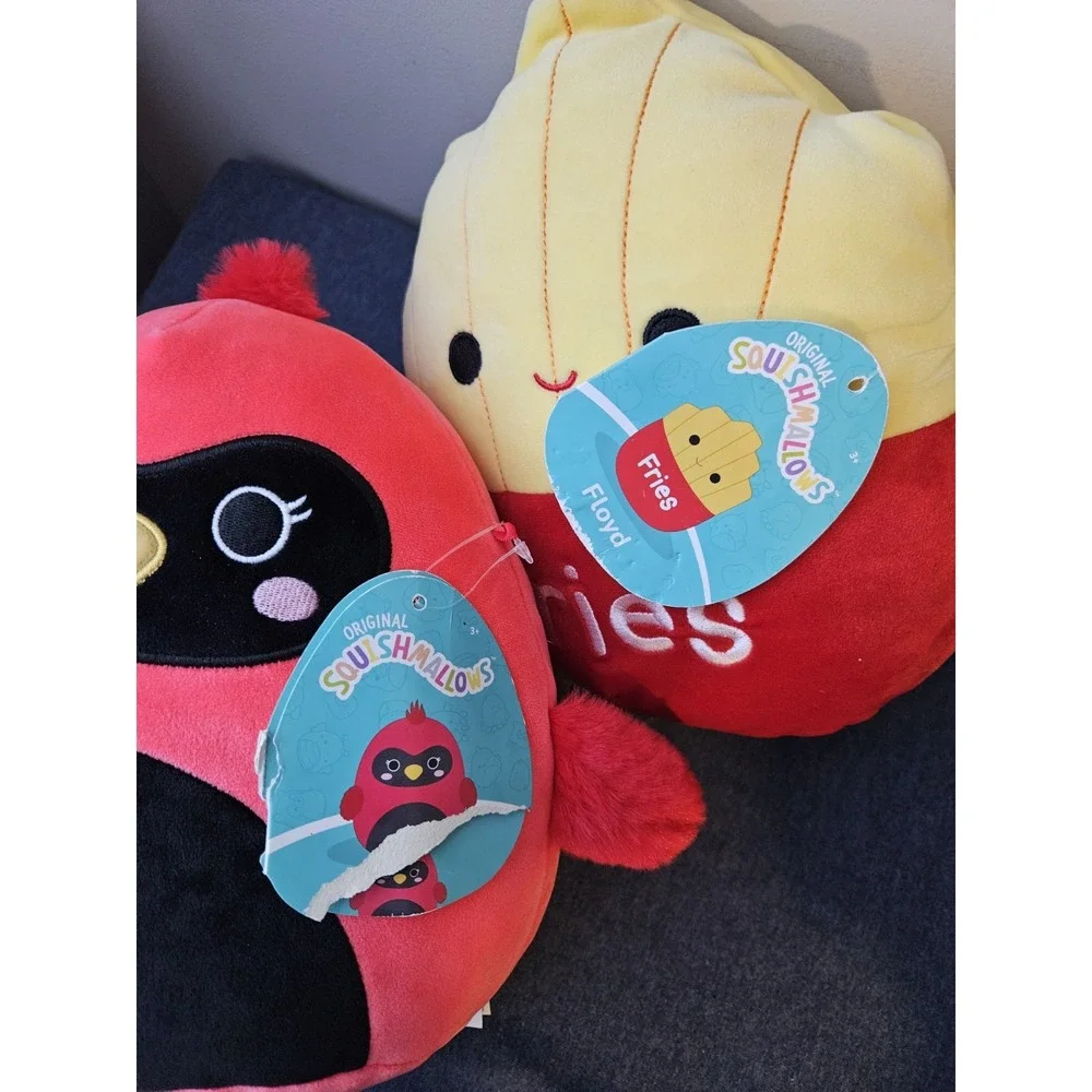 Squishmallow Squishville Fries Cazlan The‎ Red Cardinal Bird Plush - 7